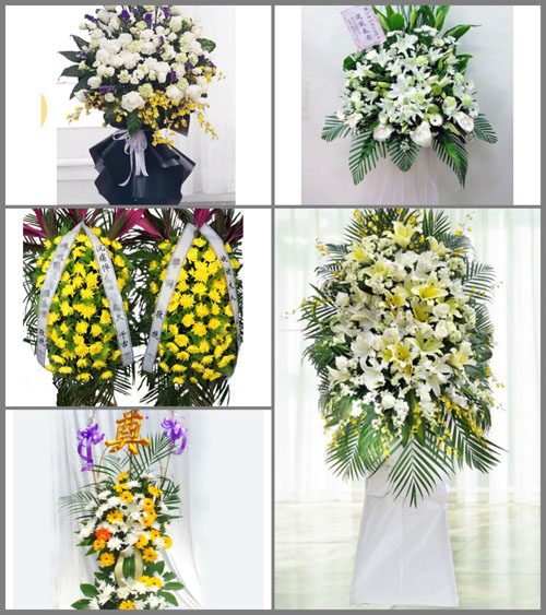 贵州毕节市赫章县白果镇发营村白事花篮预定